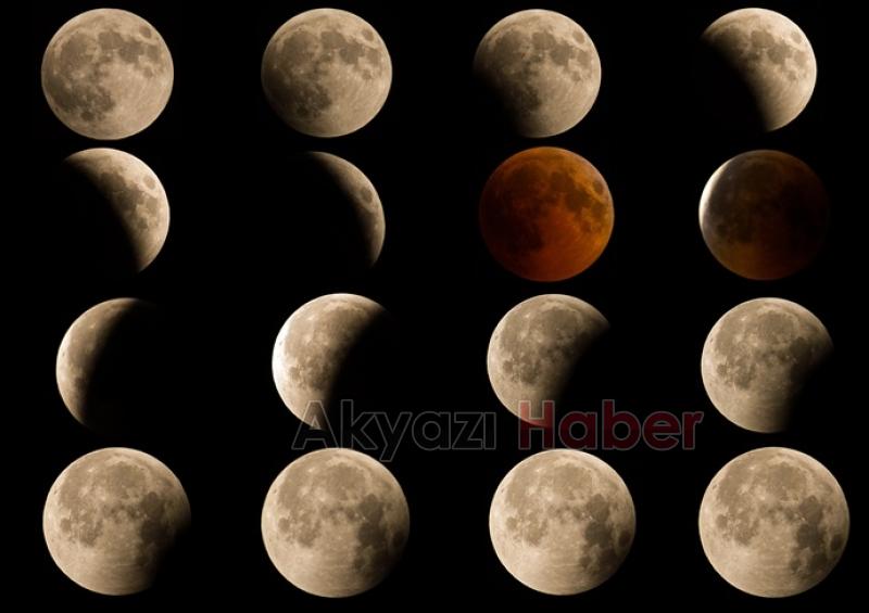 Kanlı Ay Tutulmasından Muhteşem Fotoğraflar 
