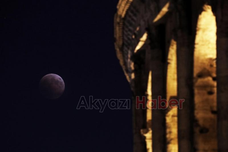 Kanlı Ay Tutulmasından Muhteşem Fotoğraflar 