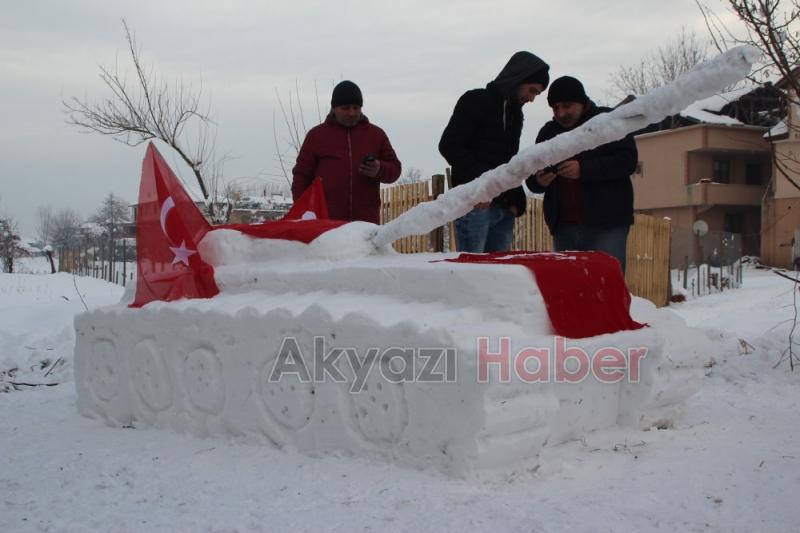 Kar dan  Tank Yaptılar