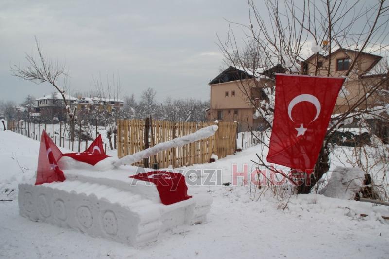 Kar dan  Tank Yaptılar