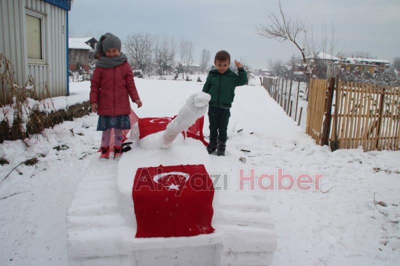 Kar dan  Tank Yaptılar