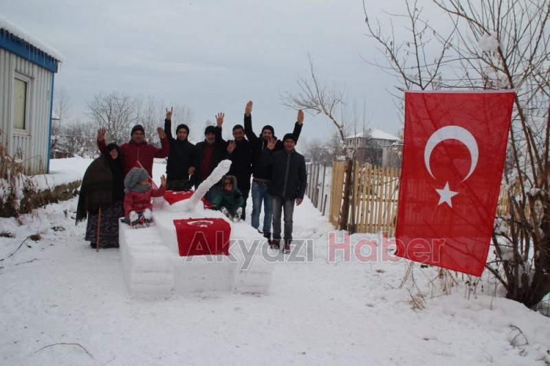 Kar dan  Tank Yaptılar