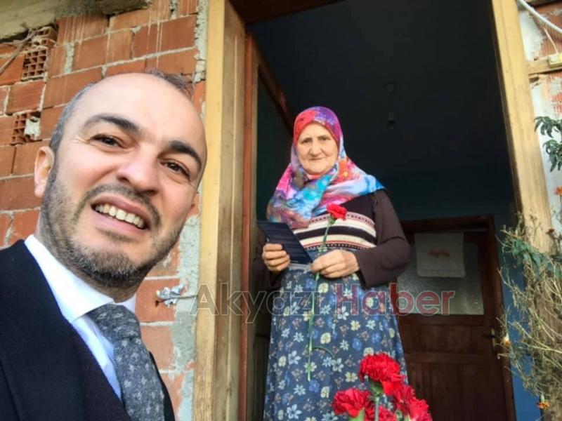 Kar ve soğuk dinlemeden  Köy köy mahalle mahalle geziyor