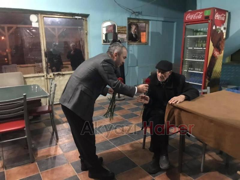 Kar ve soğuk dinlemeden  Köy köy mahalle mahalle geziyor