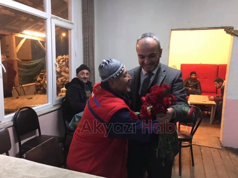 Kar ve soğuk dinlemeden  Köy köy mahalle mahalle geziyor