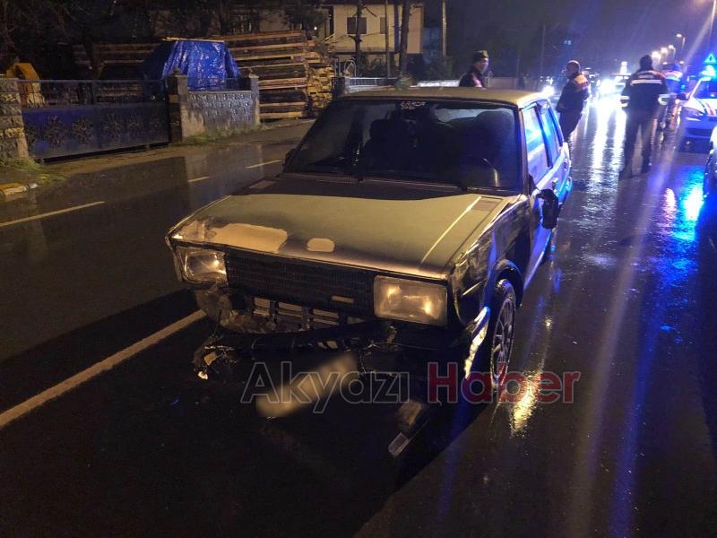 Karaçalılık Girişinde Zincirleme Kaza