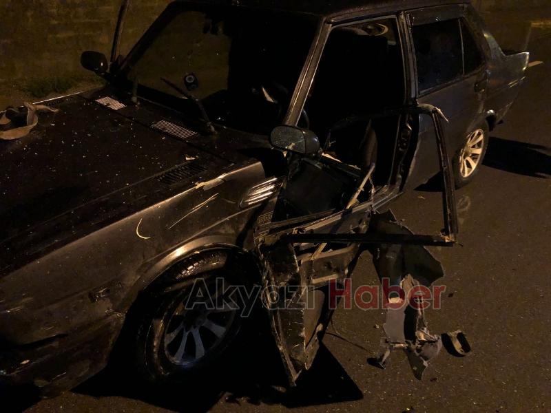 Karaçalılık Girişinde Zincirleme Kaza