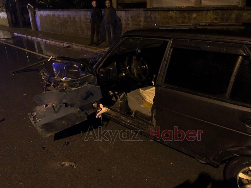 Karaçalılık Girişinde Zincirleme Kaza