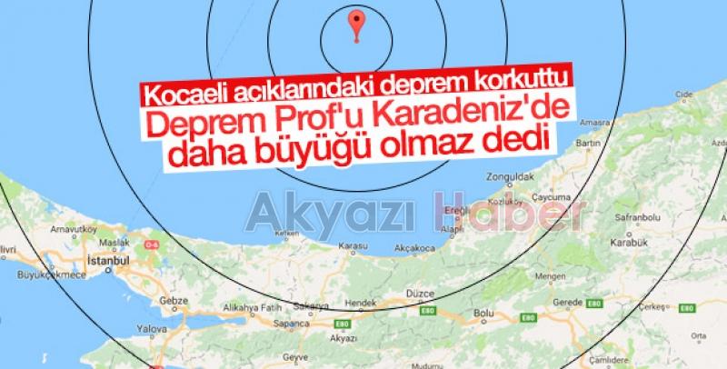 Karadenizde deprem