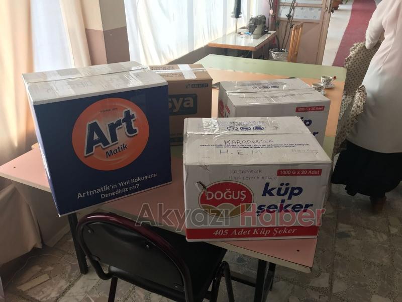 Karapürçek Halk Eğitim Merkezi’nden Şehit ve Gazi Yakınlarına Destek