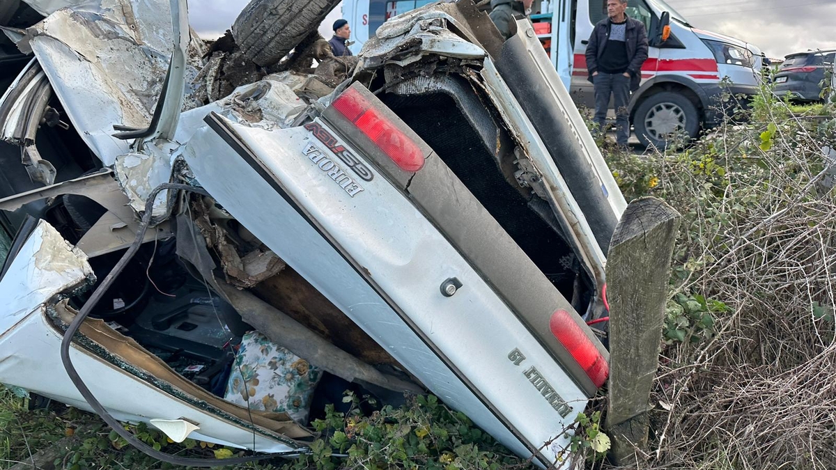 Karasu'daki feci kazadan fotoğraflar