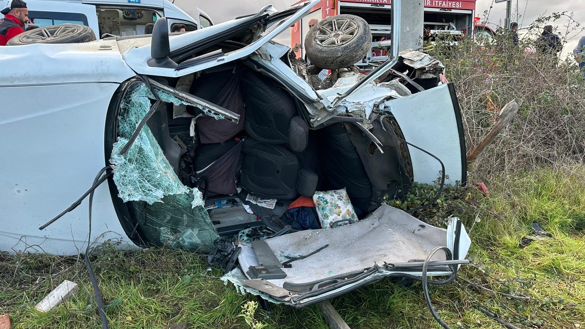 Karasu'daki feci kazadan fotoğraflar