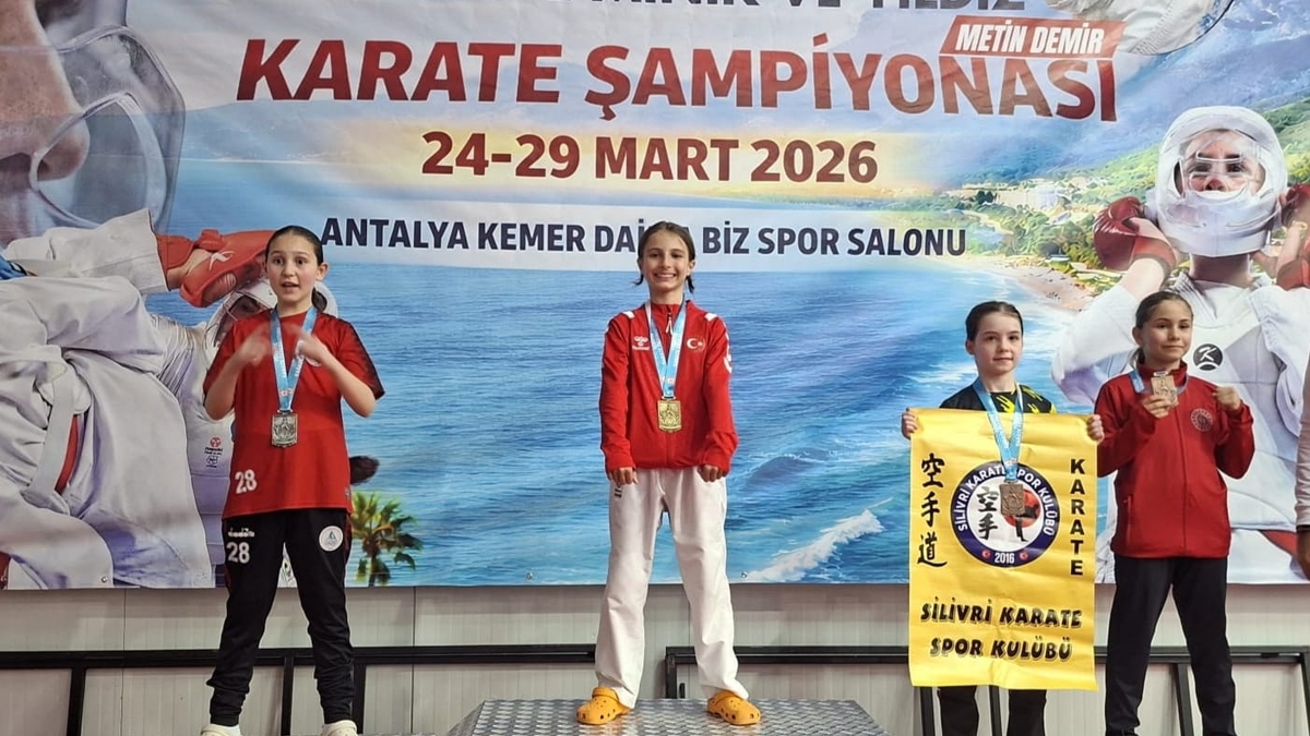 Karate'den İki Altın 1 Gümüş madalya daha