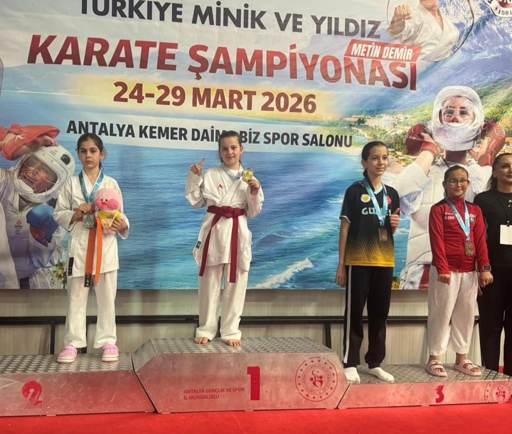 Karate'den İki Altın 1 Gümüş madalya daha