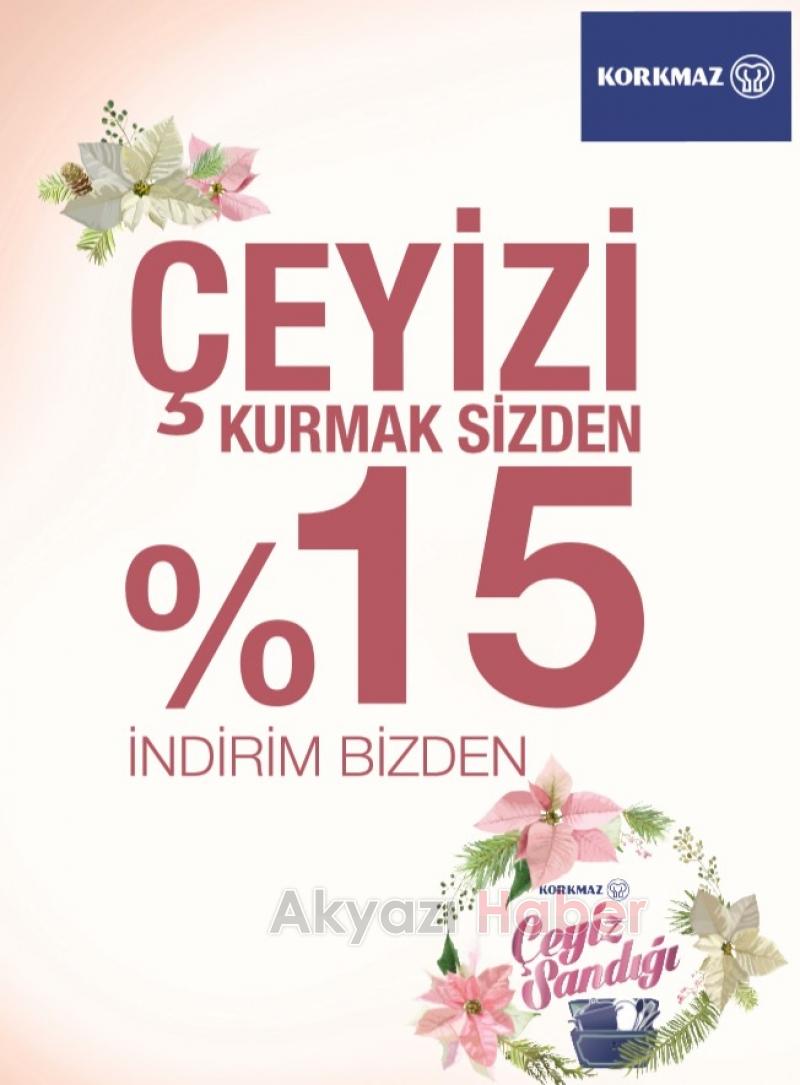 Kardeşler AVM Züccaciye'de Korkmaz Ürünlerinde Kampanya