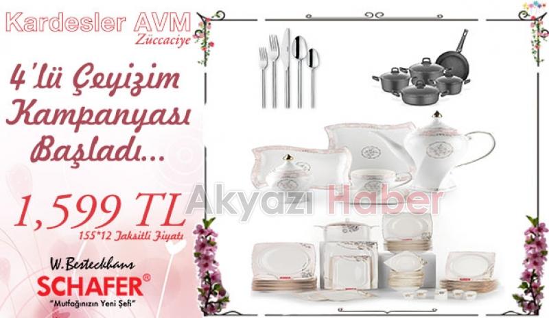 Kardeşler AVM Züccaciye'de Schafer Ürünlerinde Kampanya