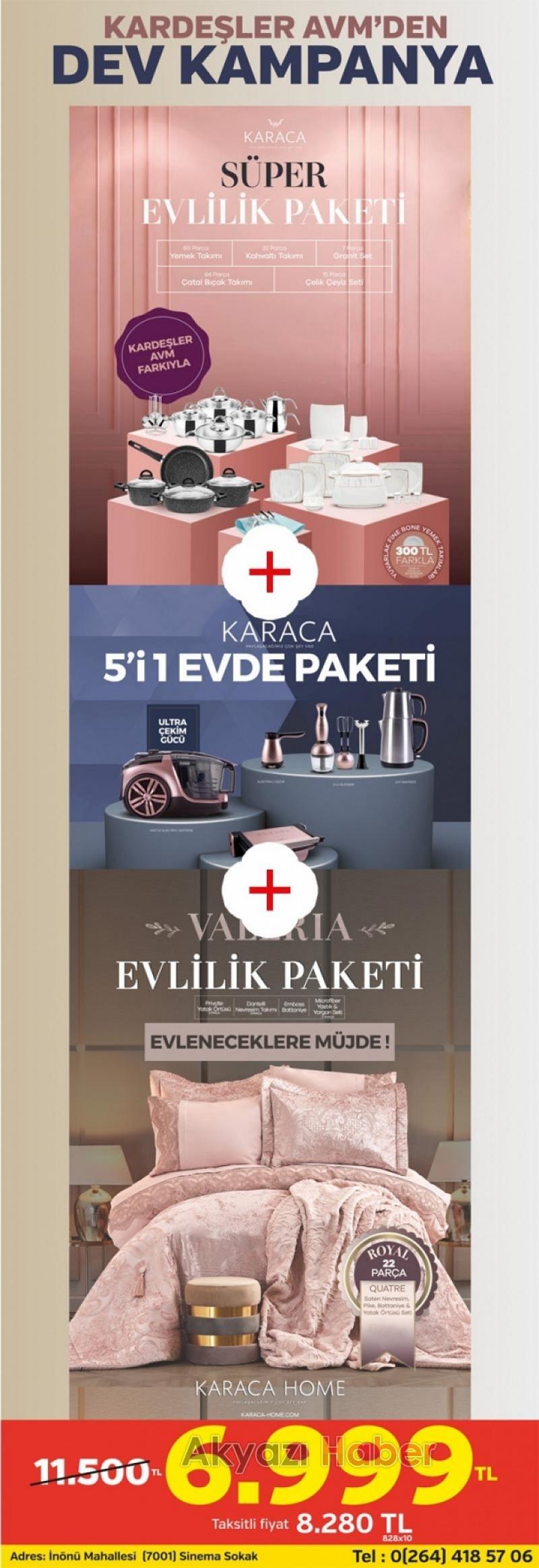 Kardeşler AVMden Üçlü Dev Kampanya