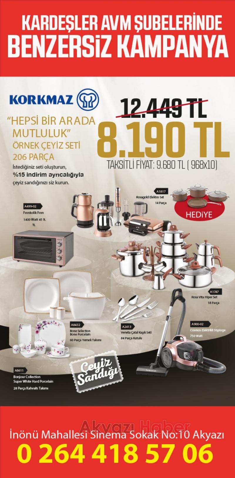 Kardeşler AVMden Üçlü Dev Kampanya