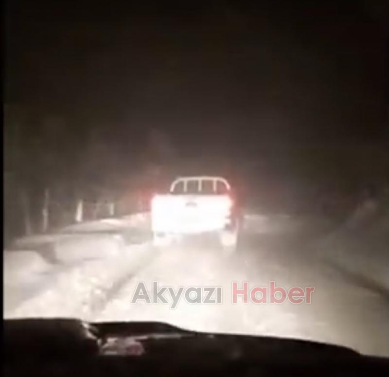 Karlı Yayla Yolunda Off Road Keyfi