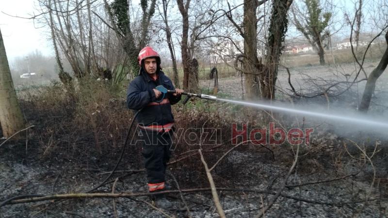 Kavaklıkta Çıkan Yangın Büyümeden Söndürüldü