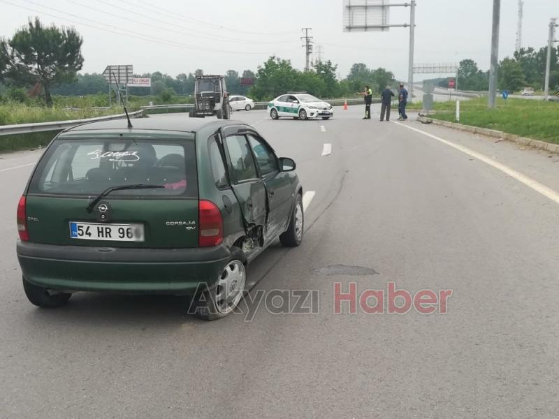 Kavşağa Kontrolsüz Giriş Yapınca Kaza Kaçınılmaz Oldu