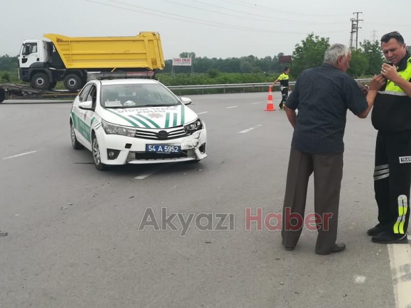 Kavşağa Kontrolsüz Giriş Yapınca Kaza Kaçınılmaz Oldu