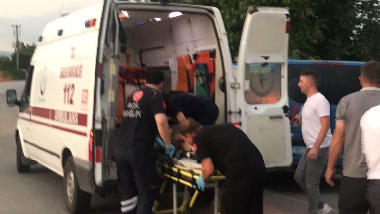Batakköy Kavşağı’nda Kaza: Motosiklet Sürücüsü Yaralandı