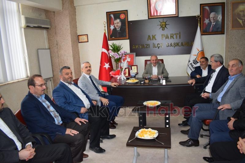 Kaykamakam Çiçekli’den Ak Parti Teşkilatına İade-i Ziyaret