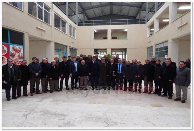 KAYMAKAM KALAYLI MUHTARLARLA BİR ARAYA GELDİ