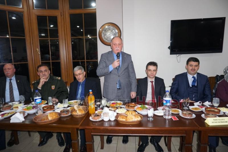 Kaymakam Kalaylı'na Veda Yemeği Düzenlendi
