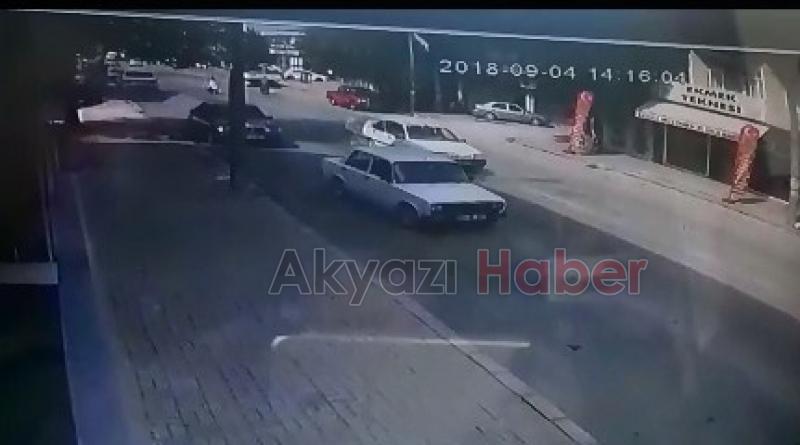 Kaza anı kamerada 