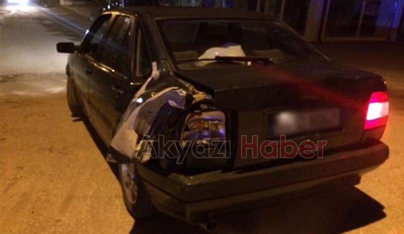 Kaza Yapan Sürücü Sinirlenip Kaçtı