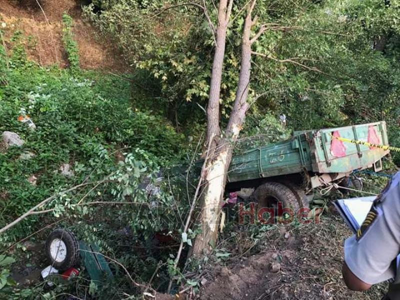 Kaza Yerinde Acı Tablo