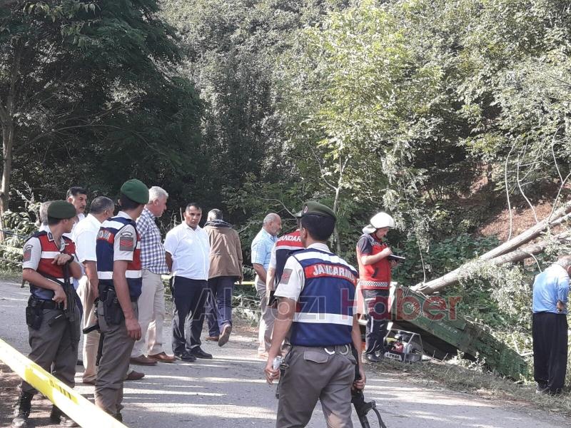 Kaza Yerinde Acı Tablo