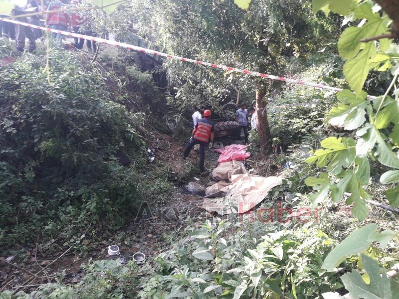 Kaza Yerinde Acı Tablo