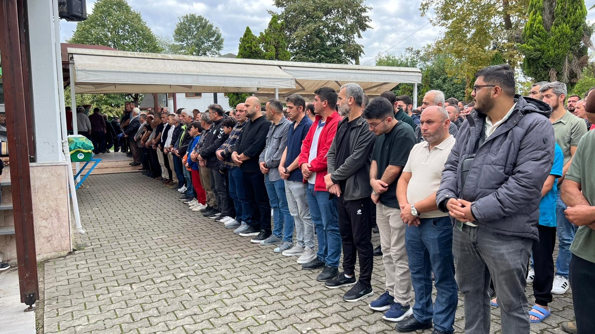 Kazada ölen 14 yaşındaki çocuğa acı veda