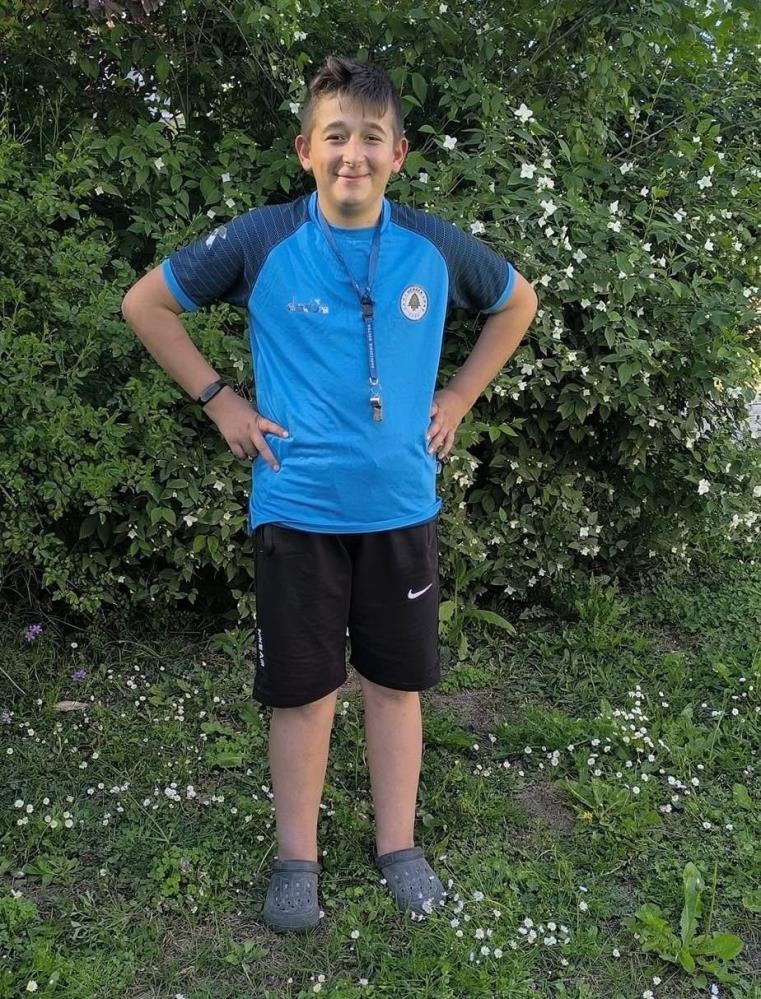 Kazada ölen 14 yaşındaki çocuğa acı veda