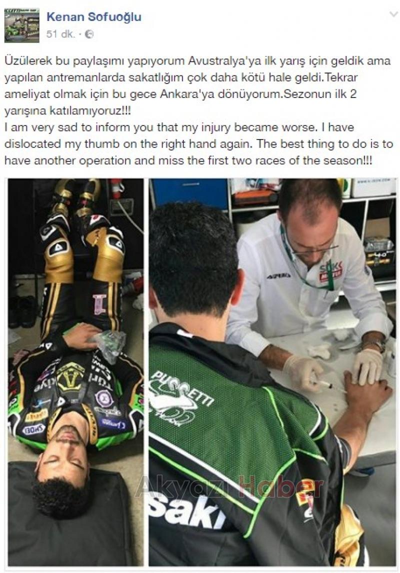 Kenan Sofuoğlu ndan şok açıklama 