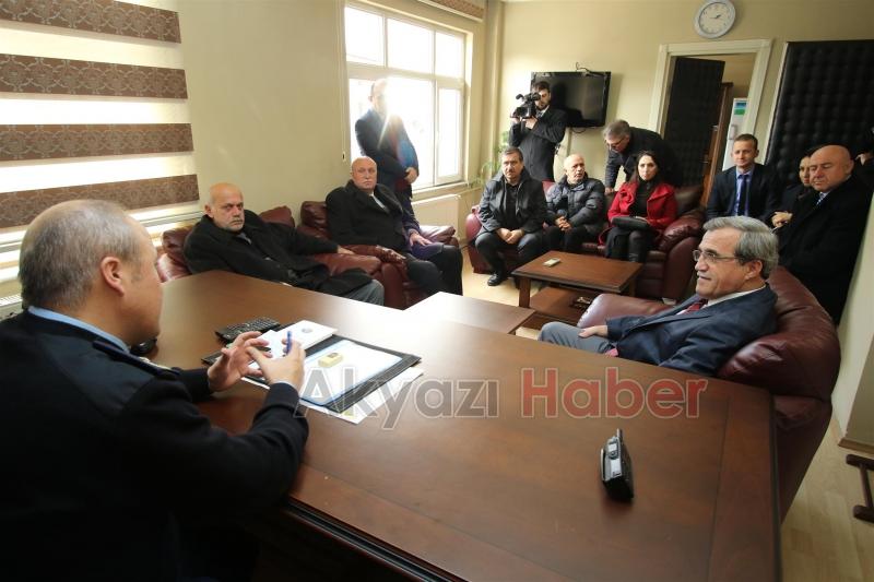 KENT KONSEYİNDEN İLÇE EMNİYET MÜDÜRLÜĞÜNE DESTEK ZİYARETİ