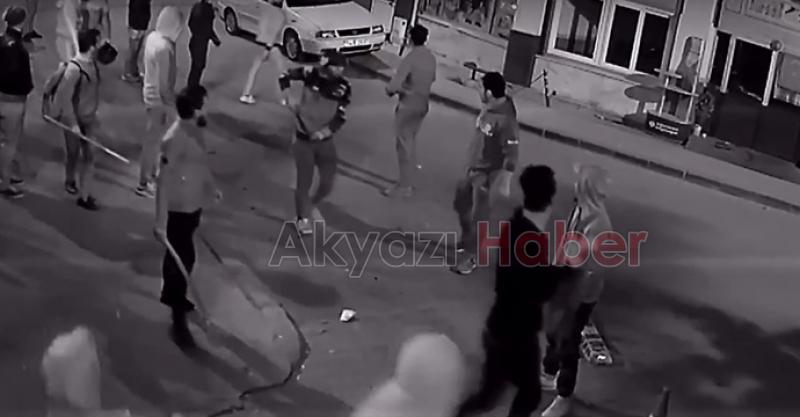 Kent merkezinde palalı kavga