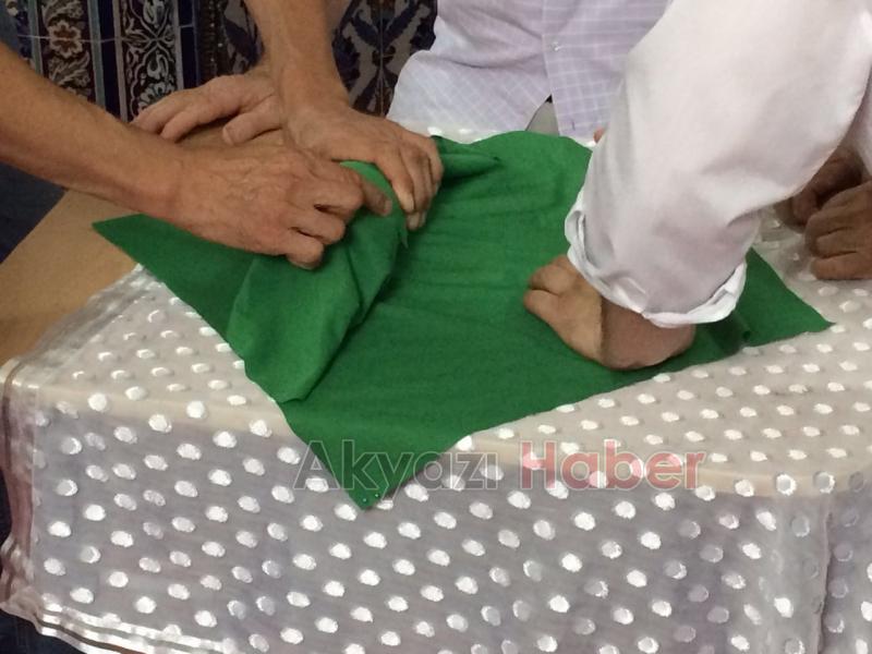 KEPEKLİ KÖYÜ CAMİİNDE SAKAL-I ŞERİF HEYECANI