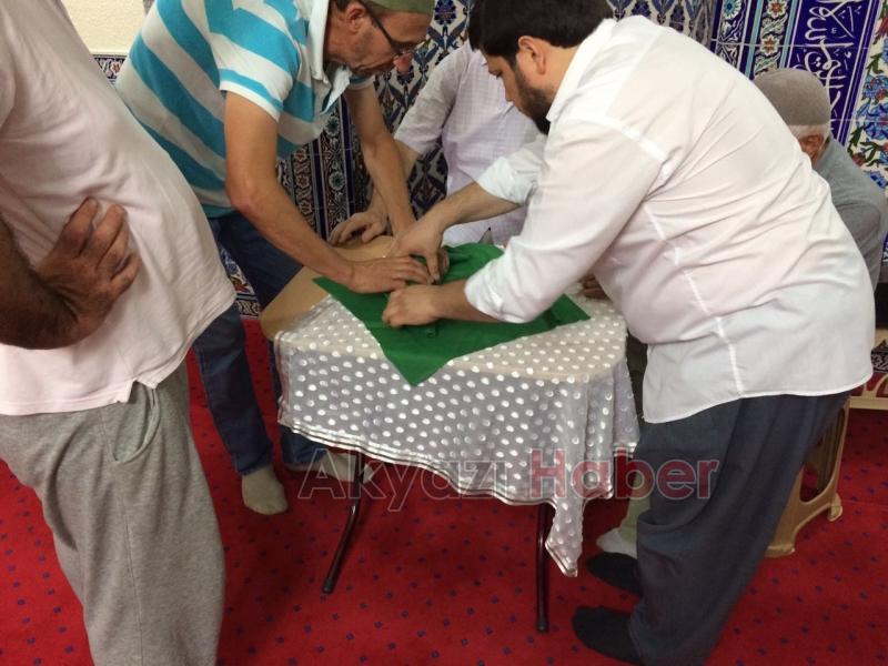 KEPEKLİ KÖYÜ CAMİİNDE SAKAL-I ŞERİF HEYECANI