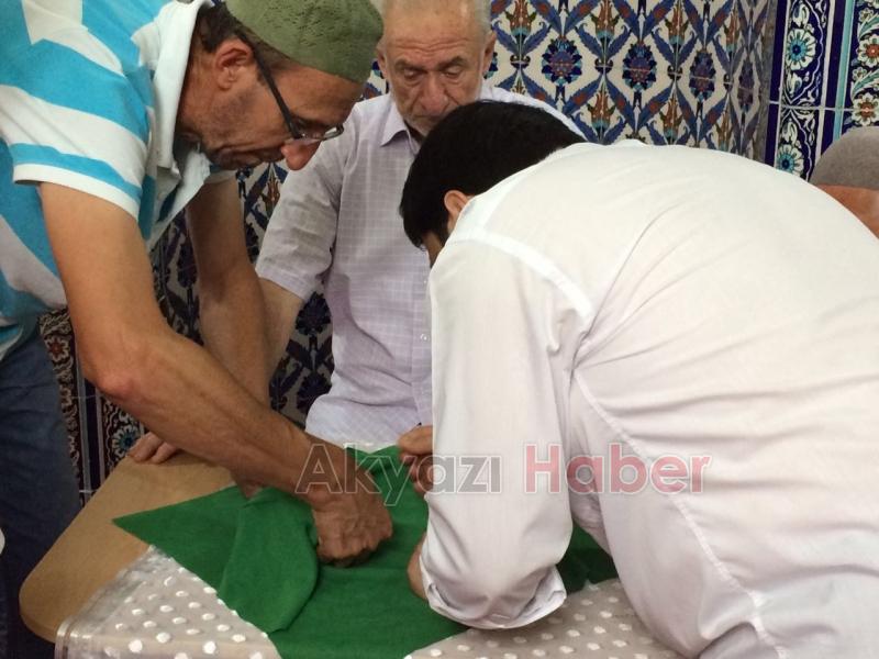 KEPEKLİ KÖYÜ CAMİİNDE SAKAL-I ŞERİF HEYECANI