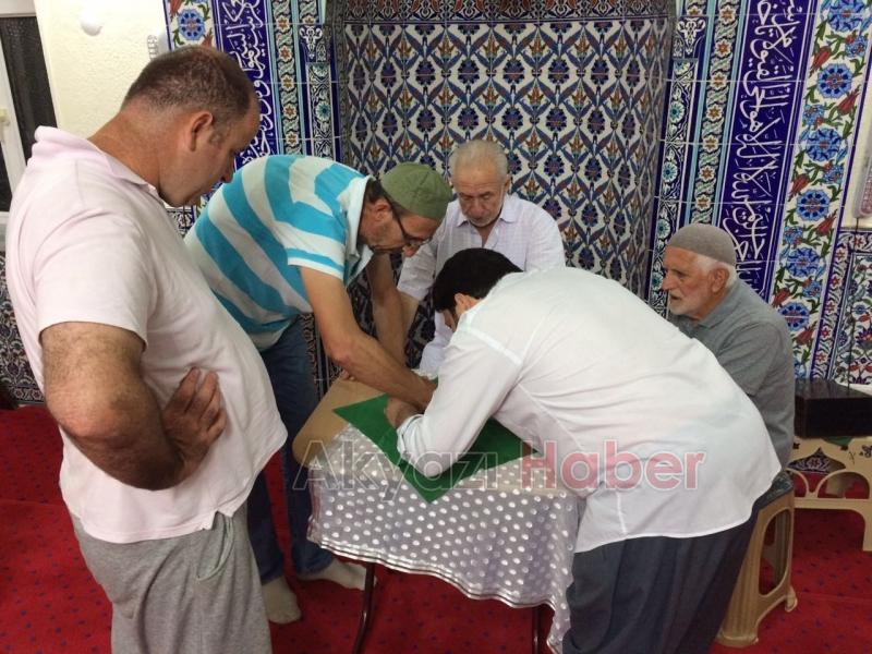 KEPEKLİ KÖYÜ CAMİİNDE SAKAL-I ŞERİF HEYECANI