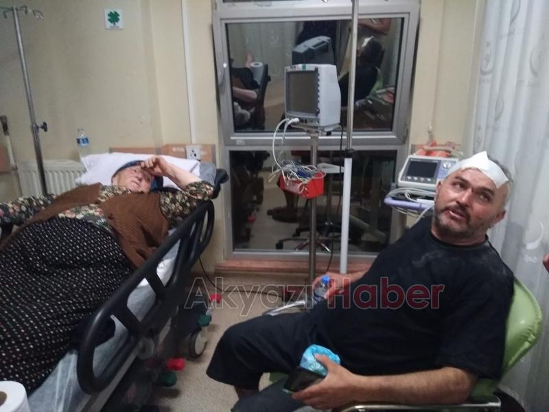 Keremali'de ATV aracı devrildi