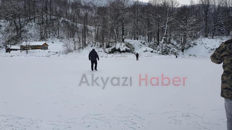 Keremali Göleti dondu