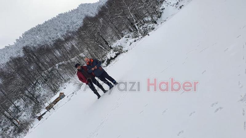 Keremali Göleti dondu