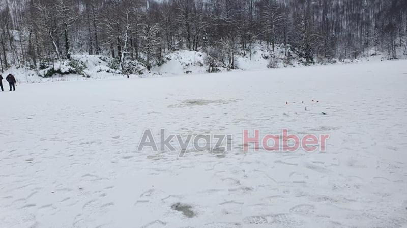 Keremali Göleti dondu