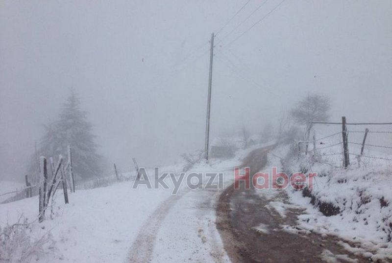 Keremali Yaylası Beyaza Büründü
