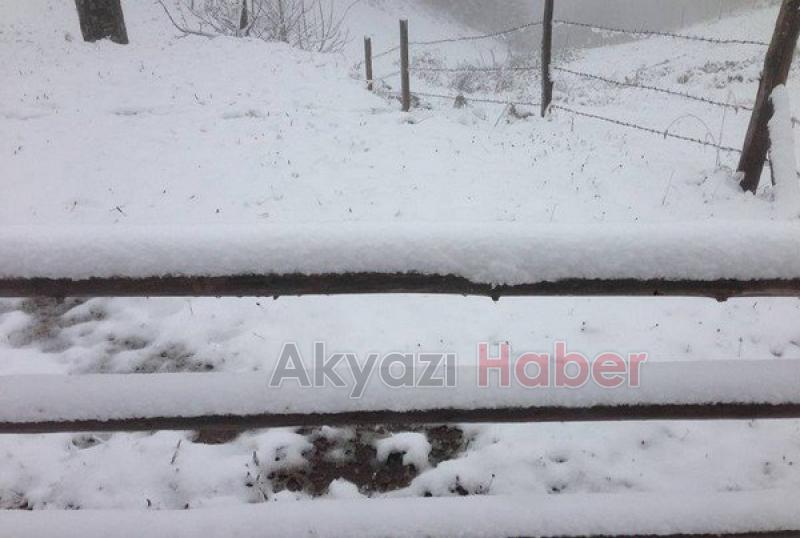 Keremali Yaylası Beyaza Büründü